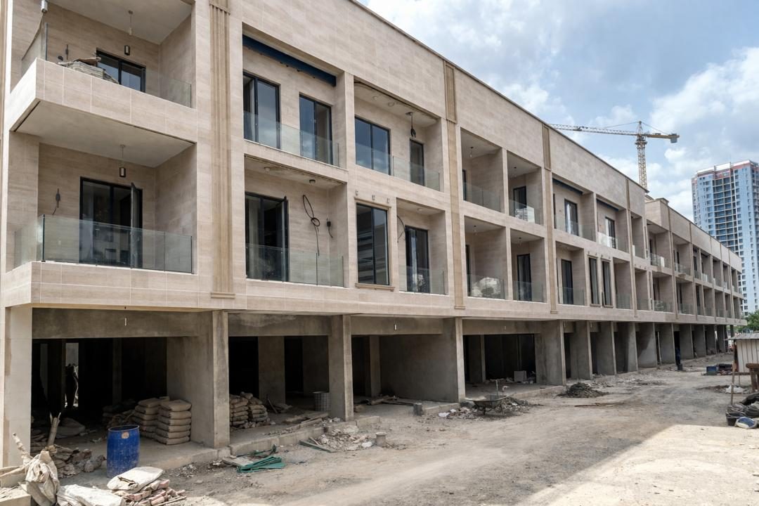 Estate development under construction and compliance review